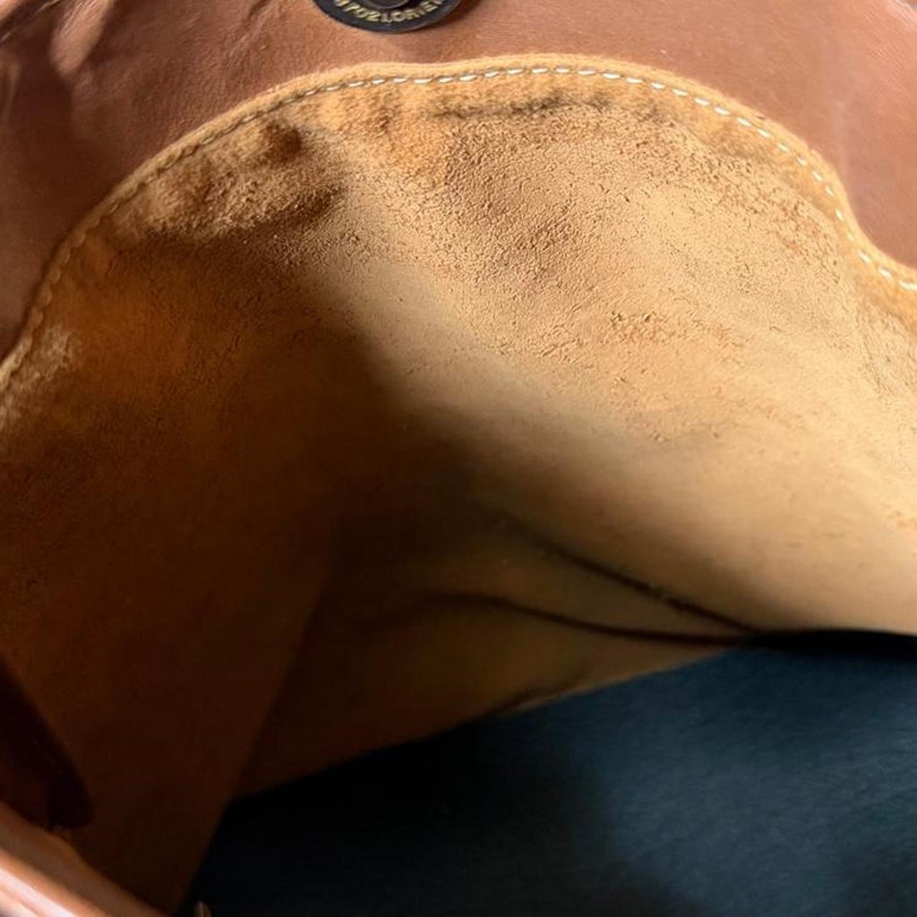 Vintage Merlin Warm Brown Leather Shoulder Bag