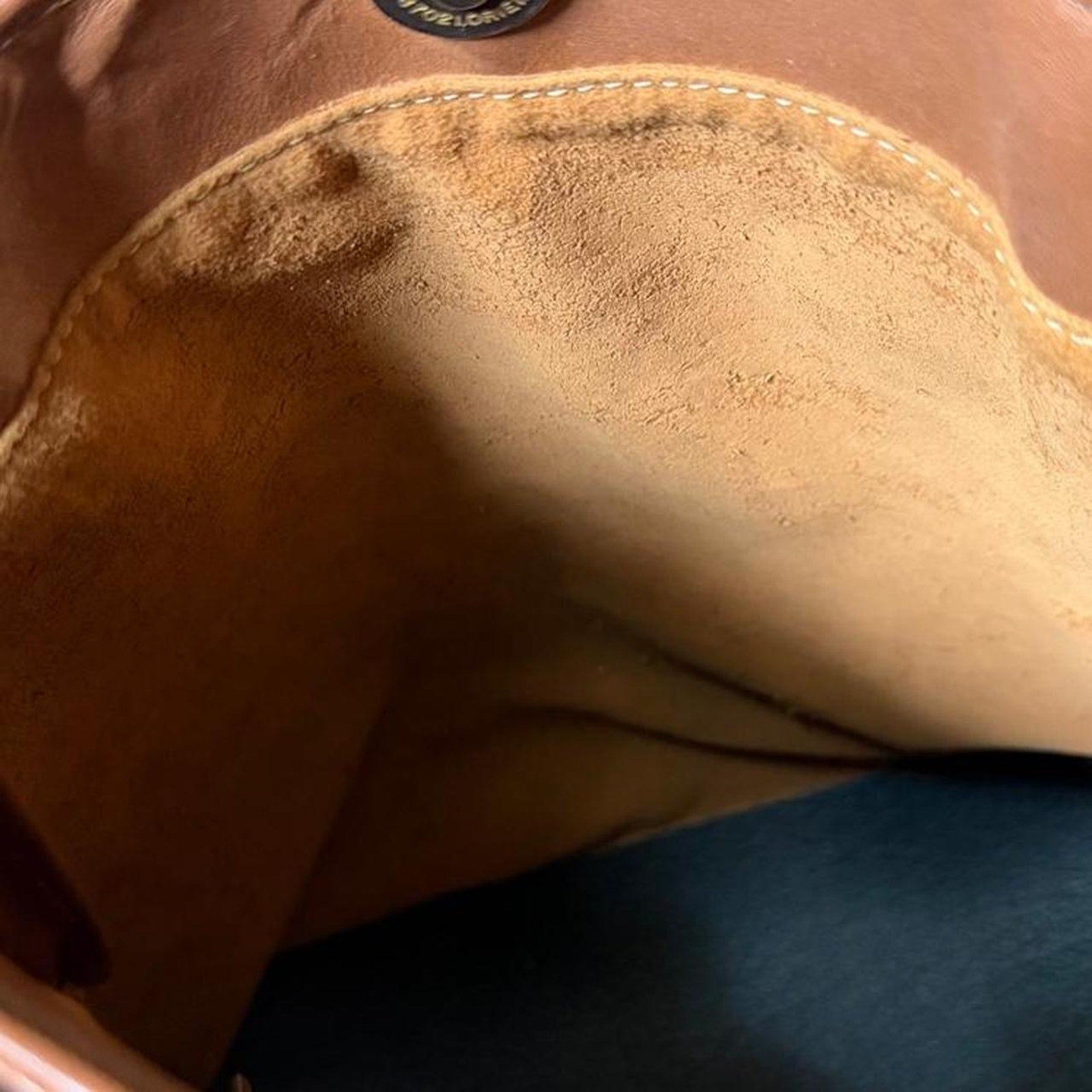 Vintage Merlin Warm Brown Leather Shoulder Bag