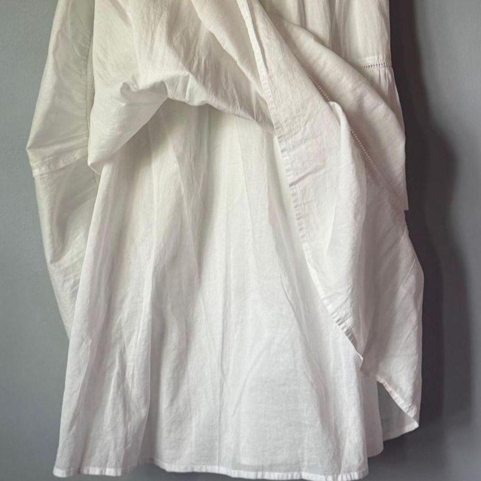 Rails Tiered White Midi Skirt