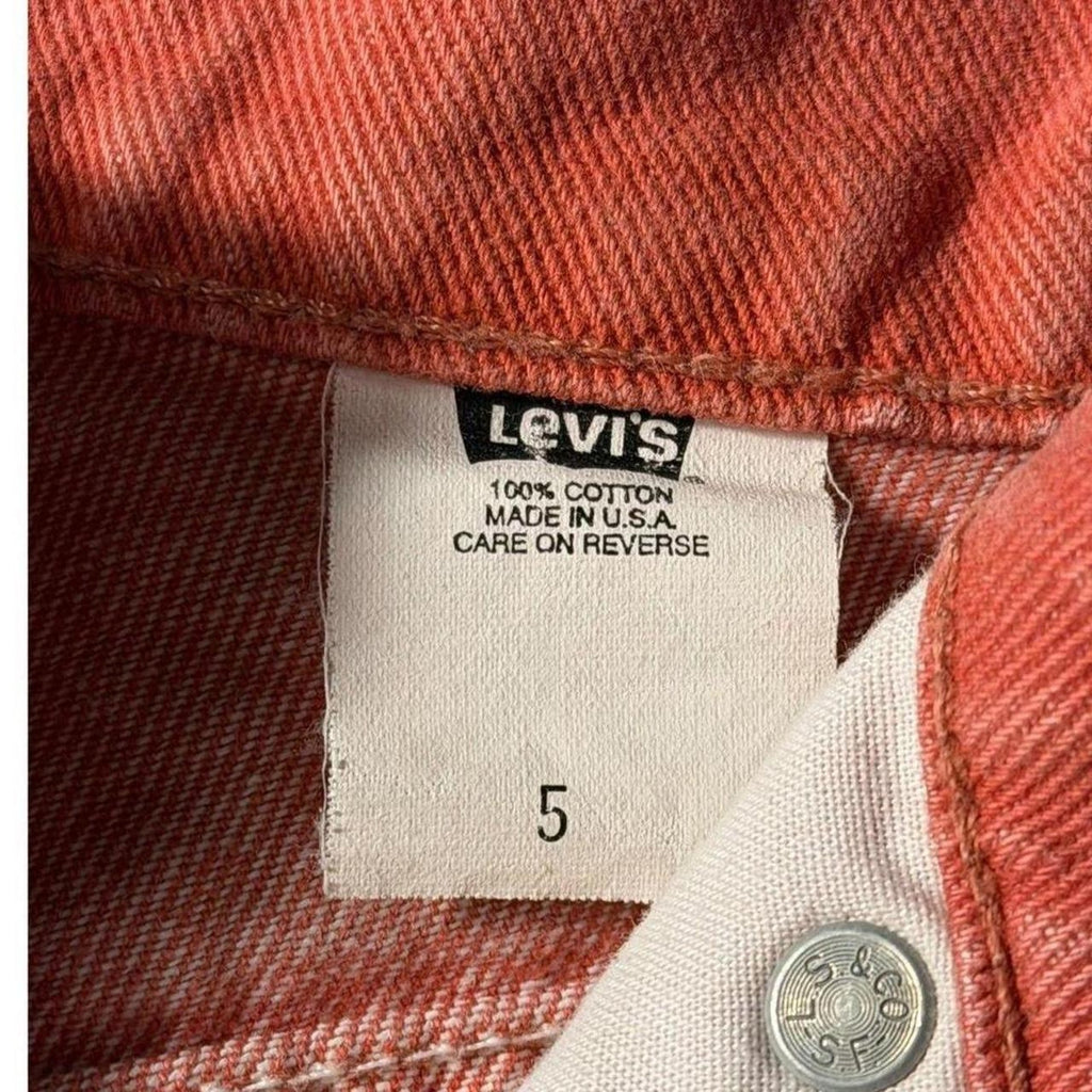 Vintage Levi’s Washed Red High Rise Shorts (size 5)