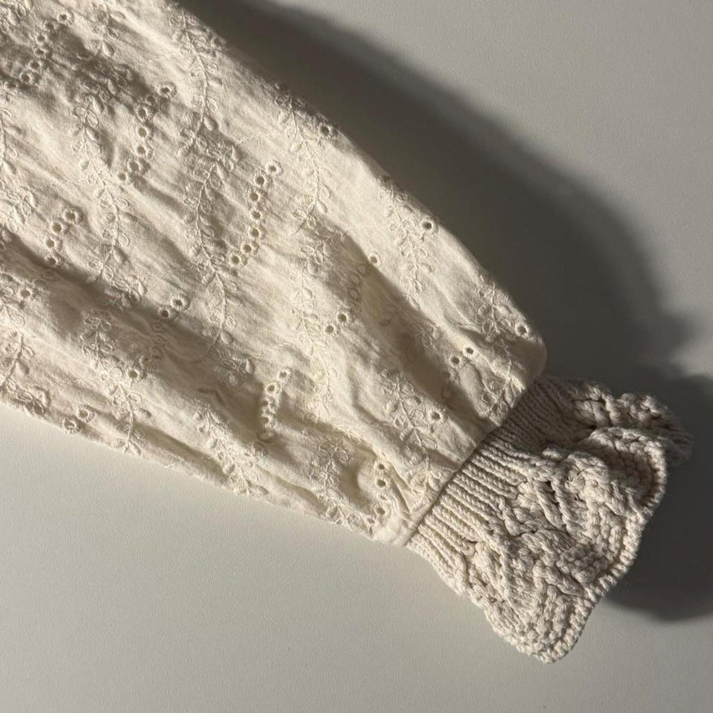 Zara Crochet Eyelit Blouse (size medium)