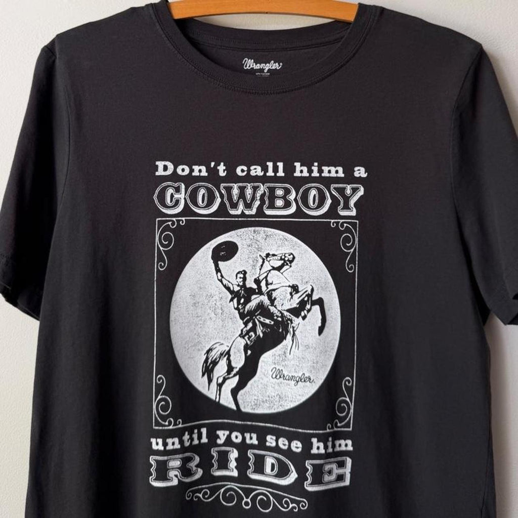 Wrangler Cowboy Graphic Tee (size medium)