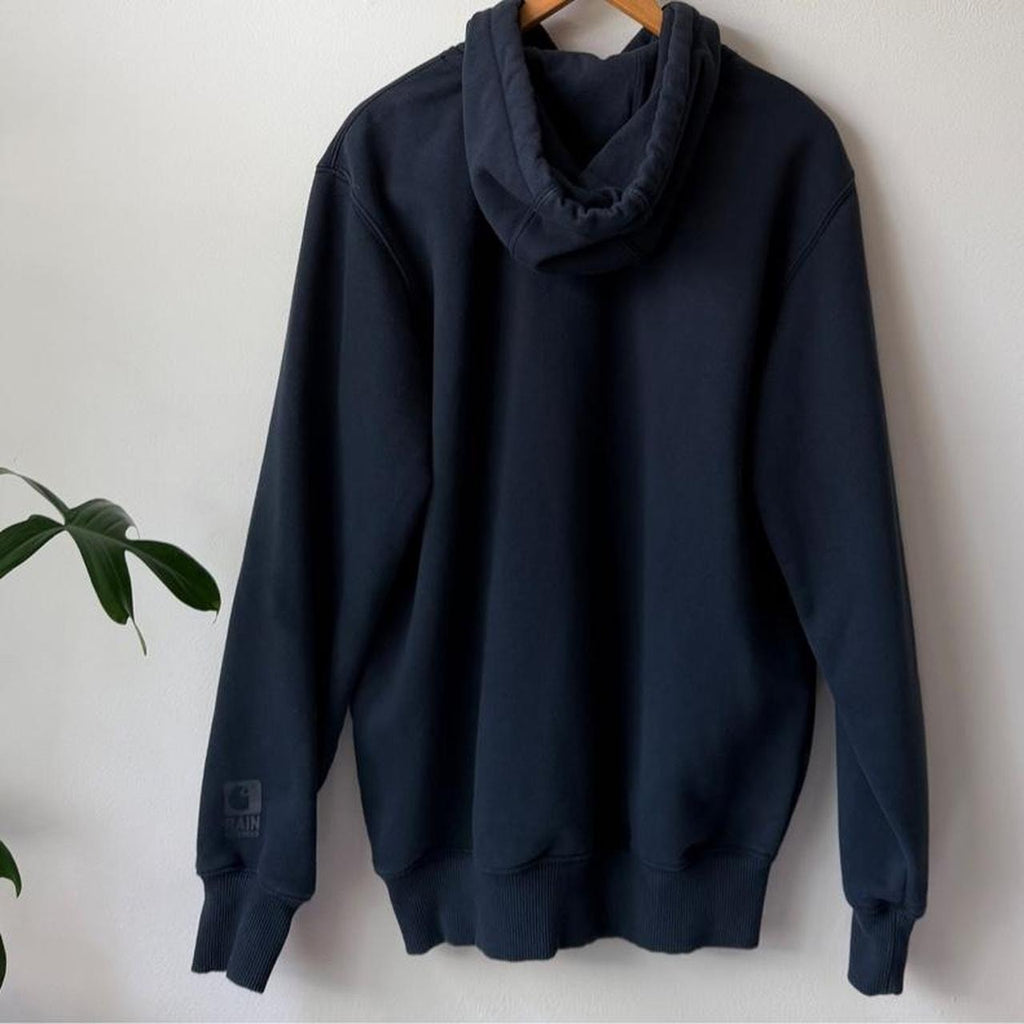 Carhartt Navy Pullover Hoodie (size small)
