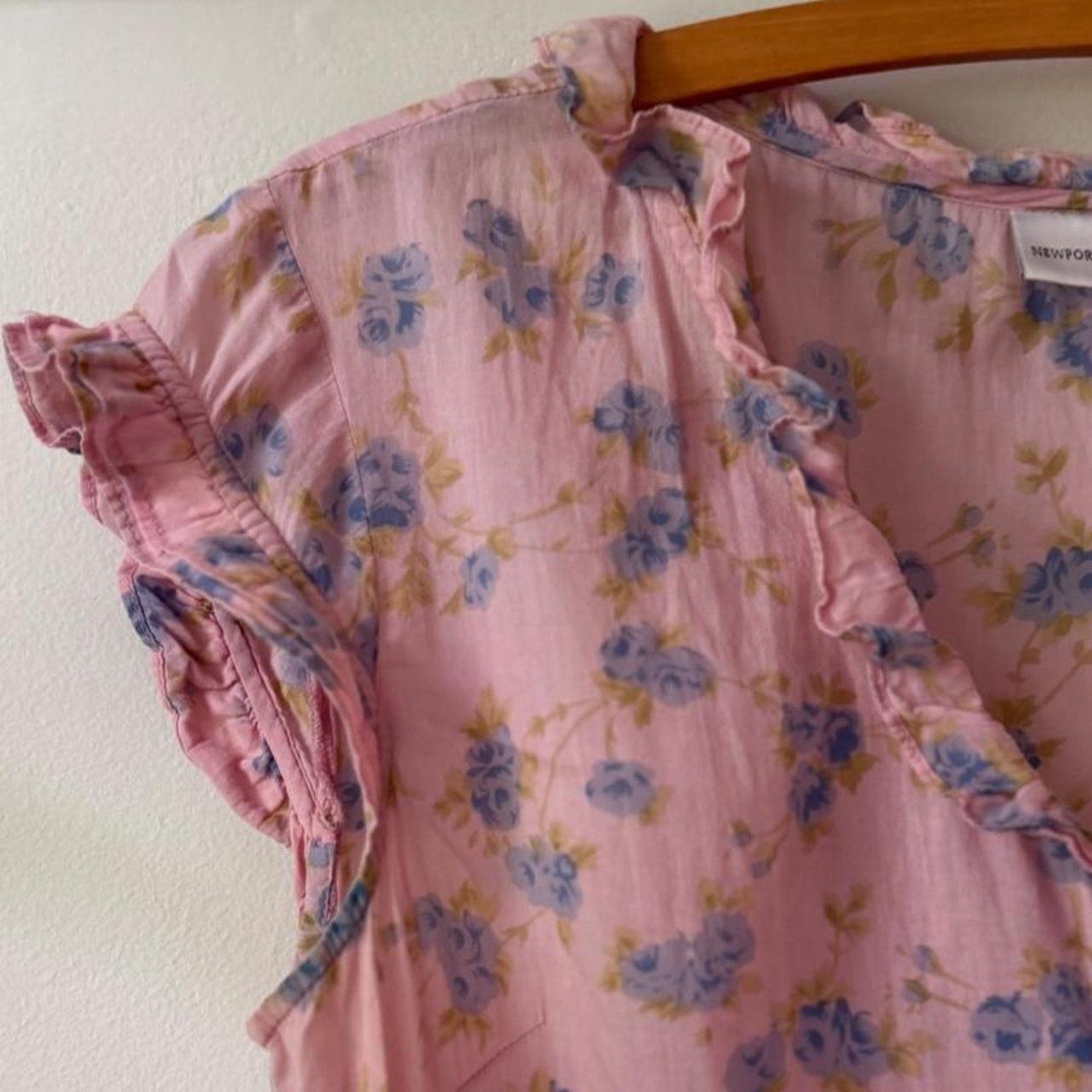 Vintage 1990s Newport News Pink Floral Dress (size 6)