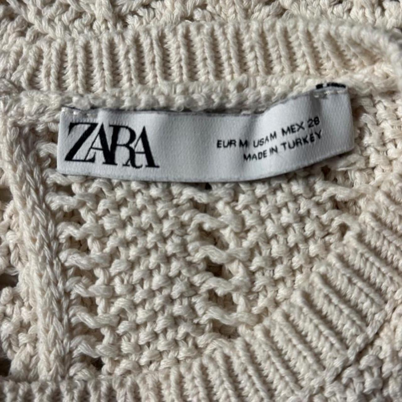 Zara Crochet Eyelit Blouse (size medium)