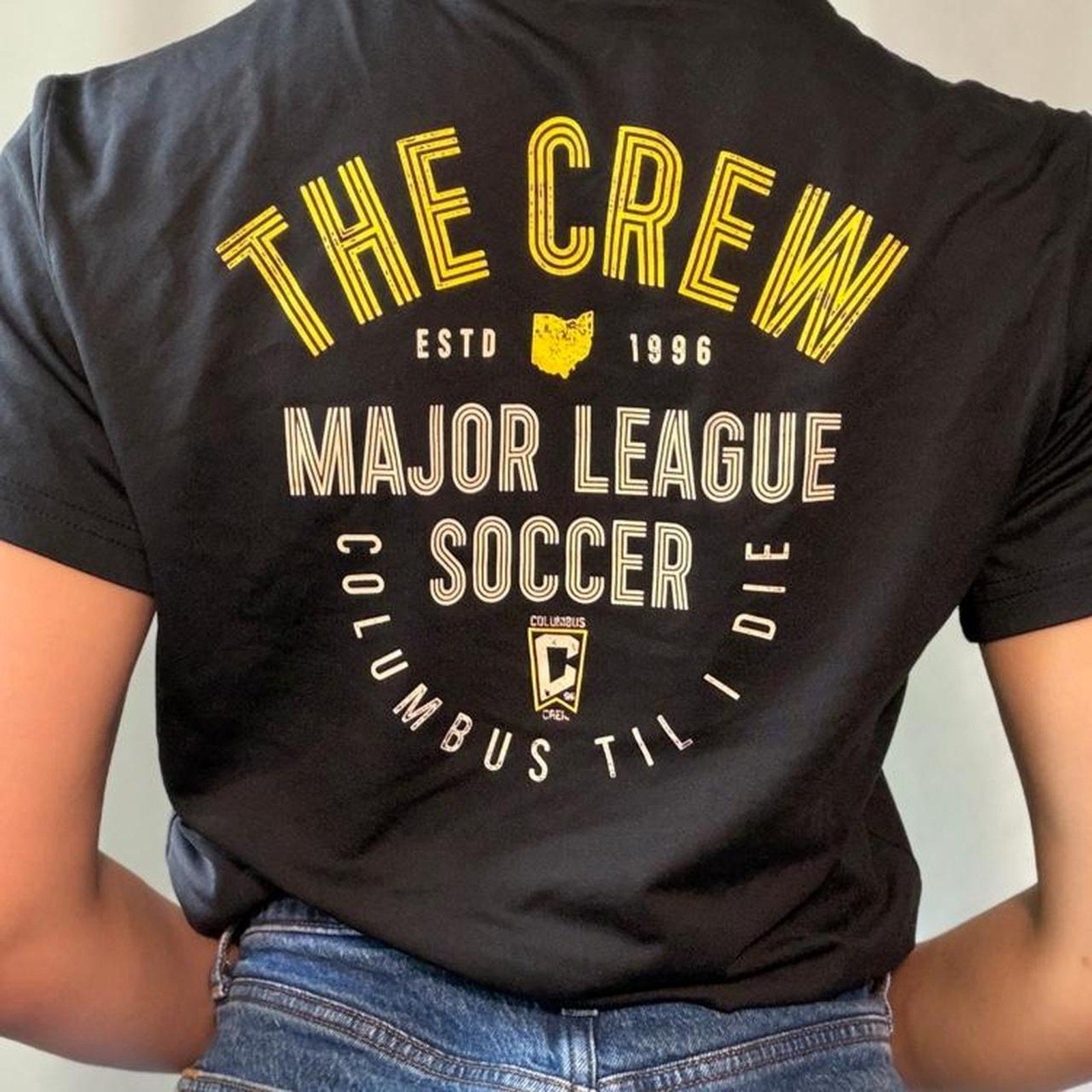Adidas Columbus Crew MLS Tee (size medium)