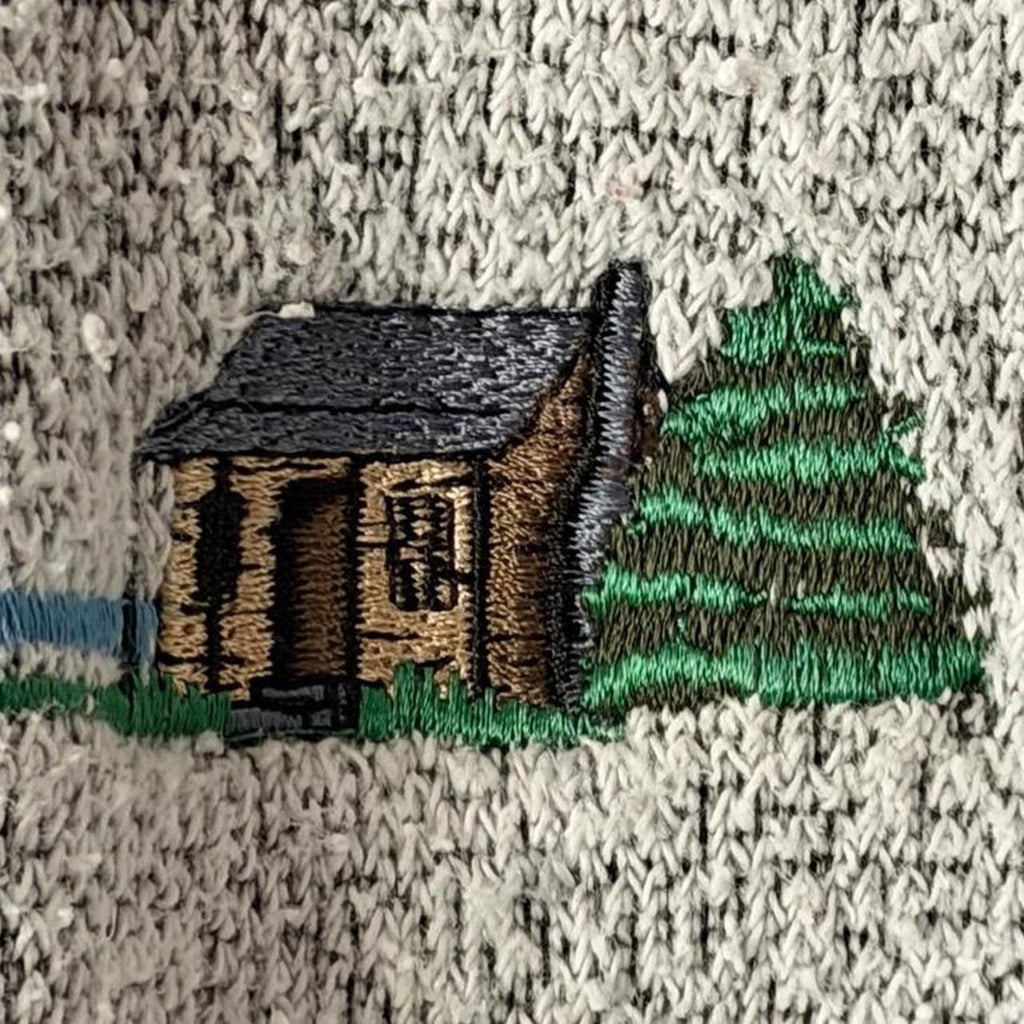 Vintage Bowman Lake Towel Knit Sweatshirt (size large)