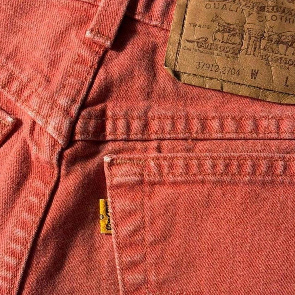Vintage Levi’s Washed Red High Rise Shorts (size 5)