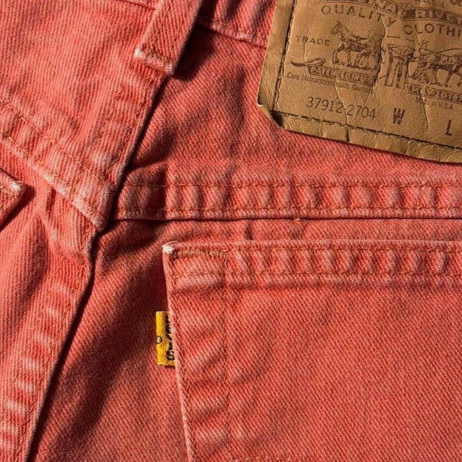 Vintage Levi’s Washed Red High Rise Shorts (size 5)