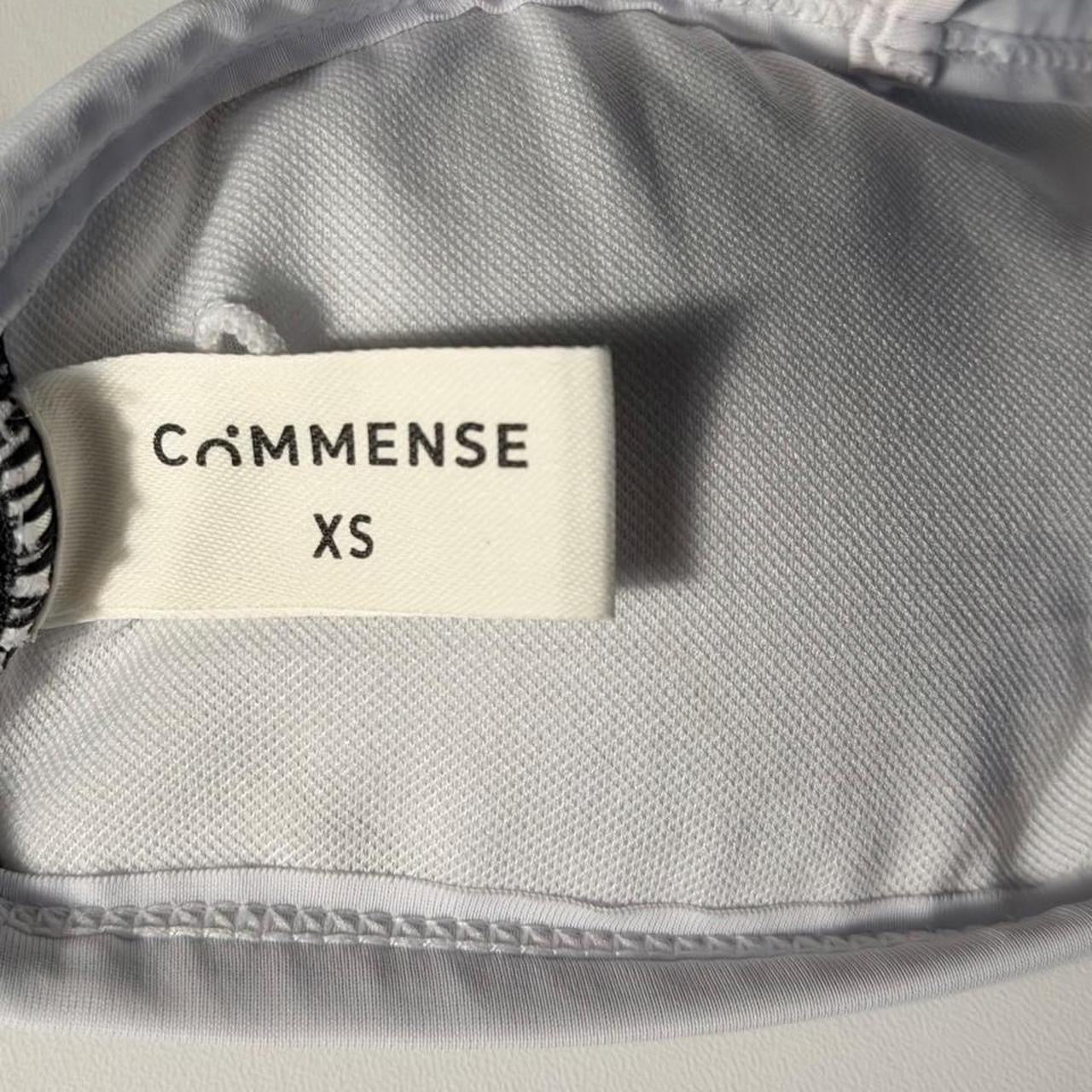 Commense Black and White Bandeau Bikini Set (size x-small)