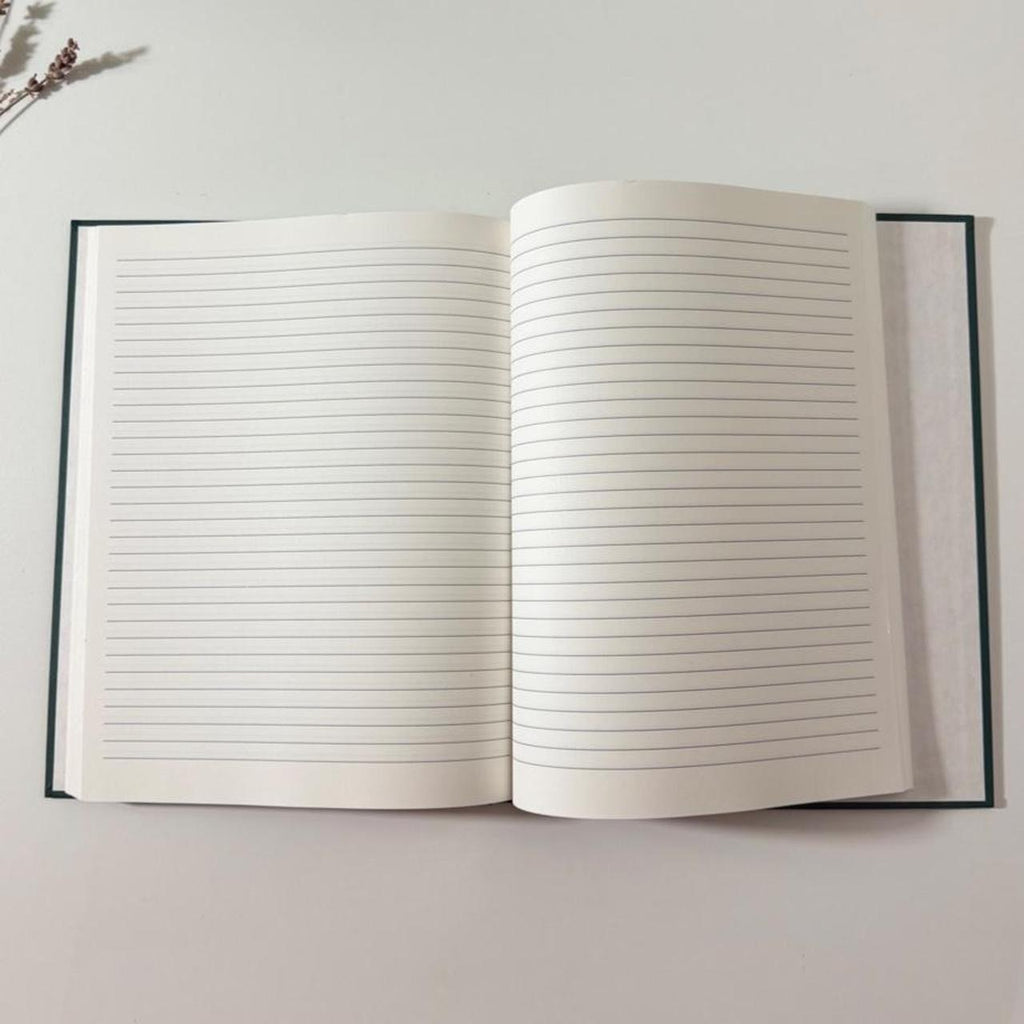 Dark Green Cloth Hardcover Journal