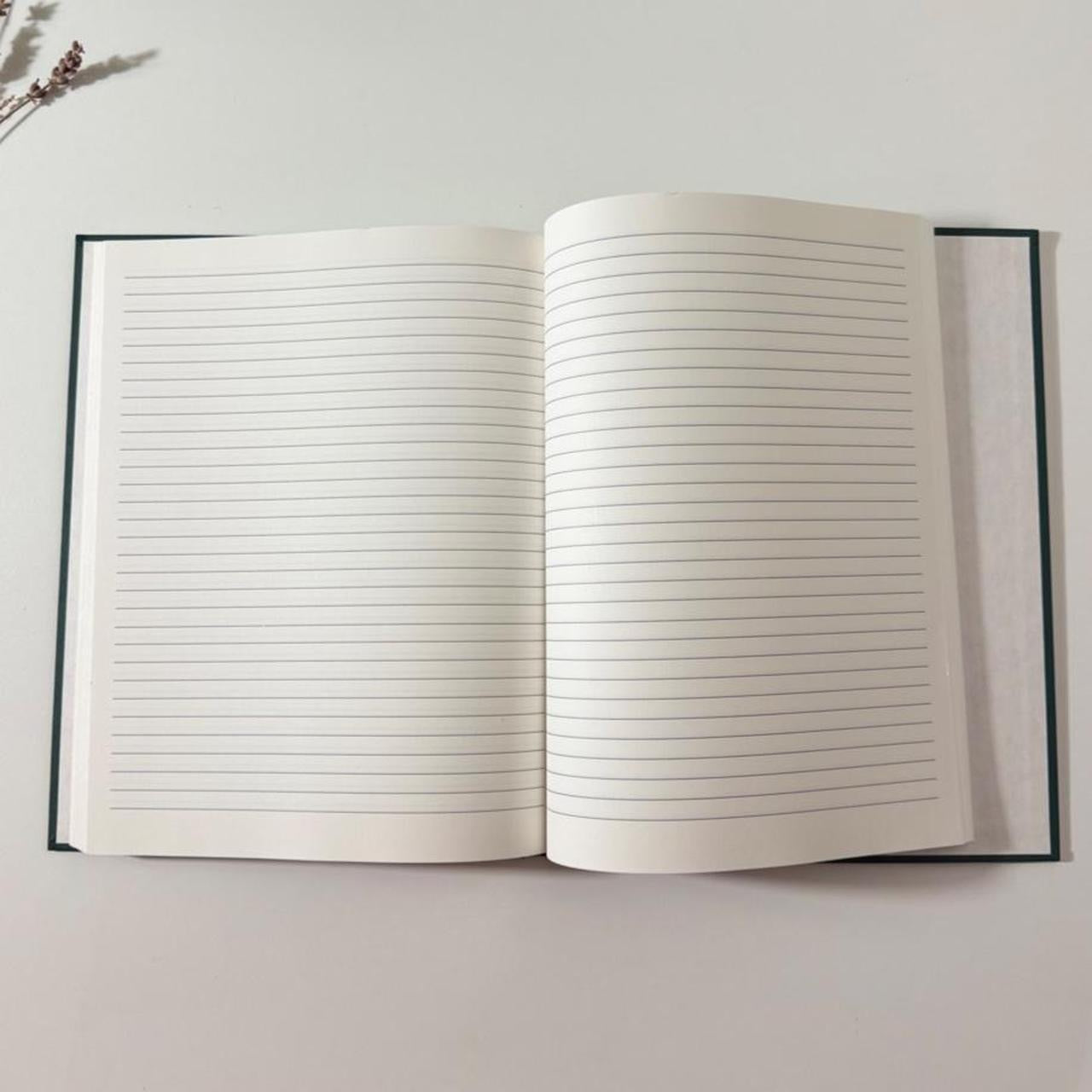 Dark Green Cloth Hardcover Journal