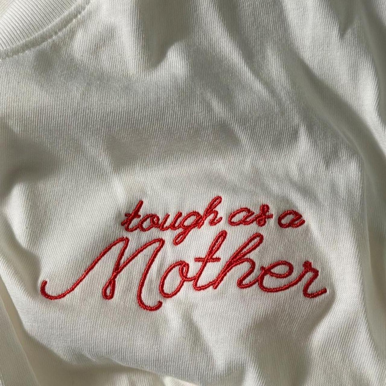 Tough As a Mother 'The Bee & The Fox' Embroidered Tee (size large)