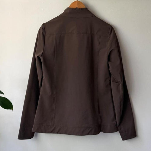Lolë Dark Brown Fitted Jacket (size x-small)