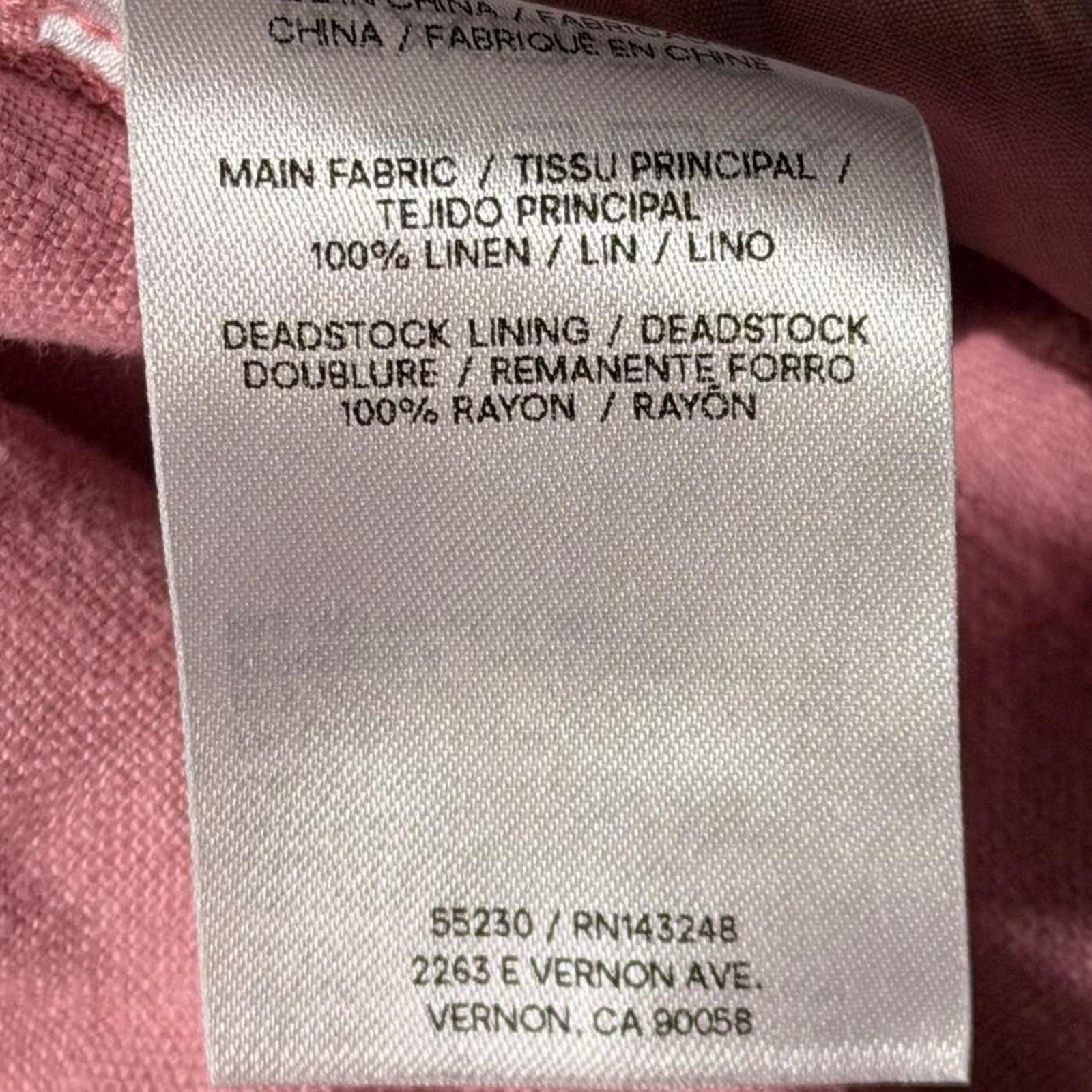Reformation Mila Linen Shorts in Rose Petal (size x-small)