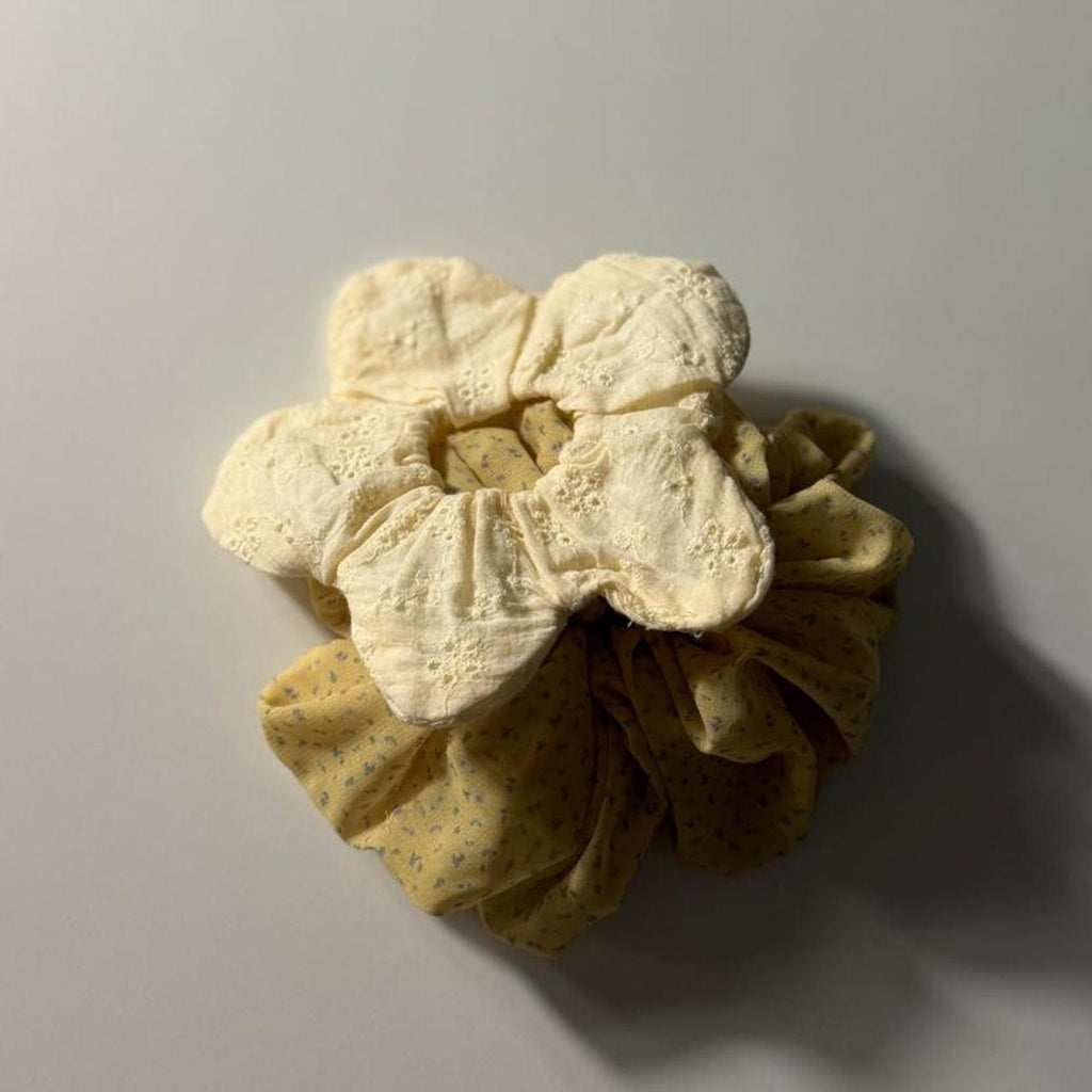 Cottage Floral Scrunchie Set