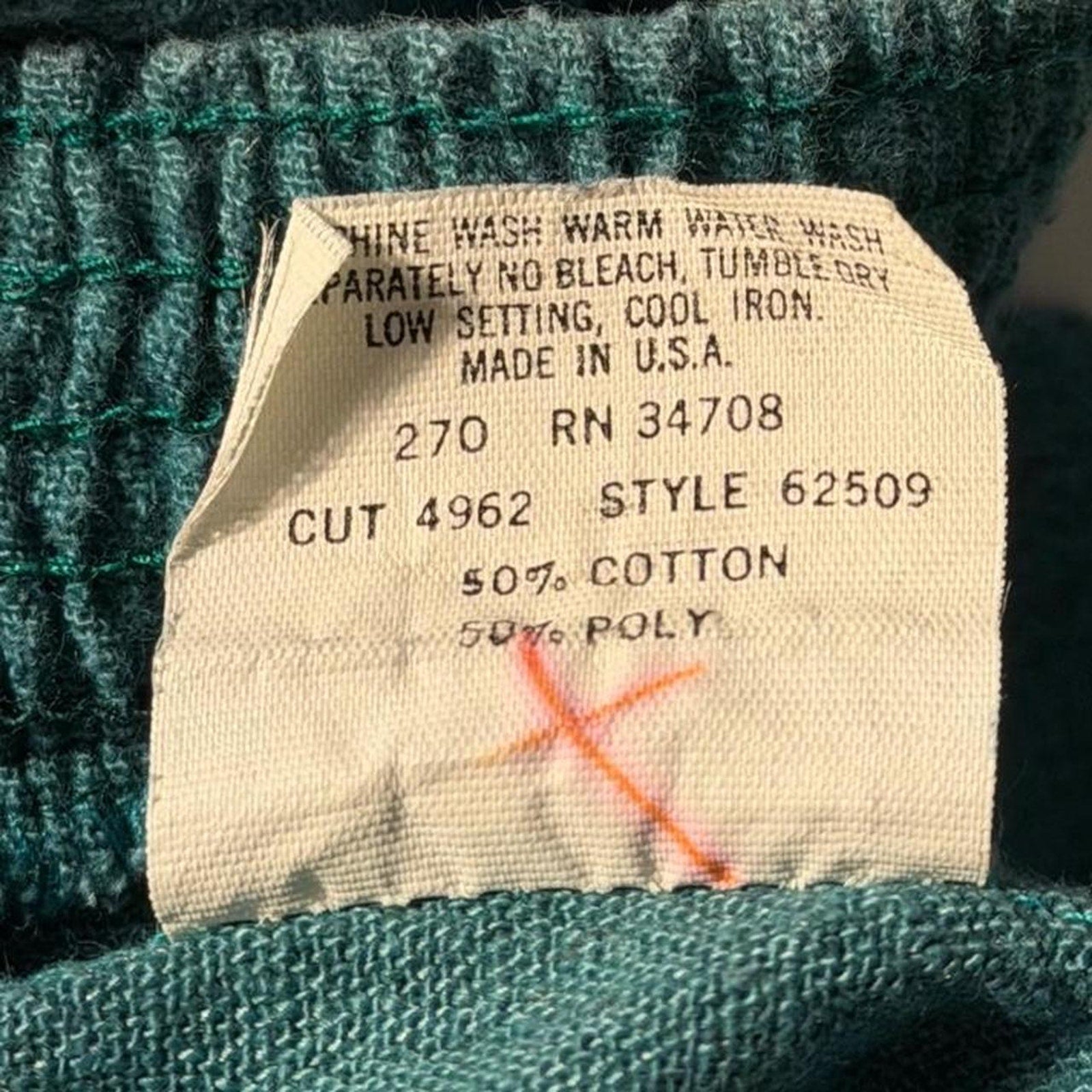 Vintage Season Ticket Teal High Rise Shorts (size x-small)